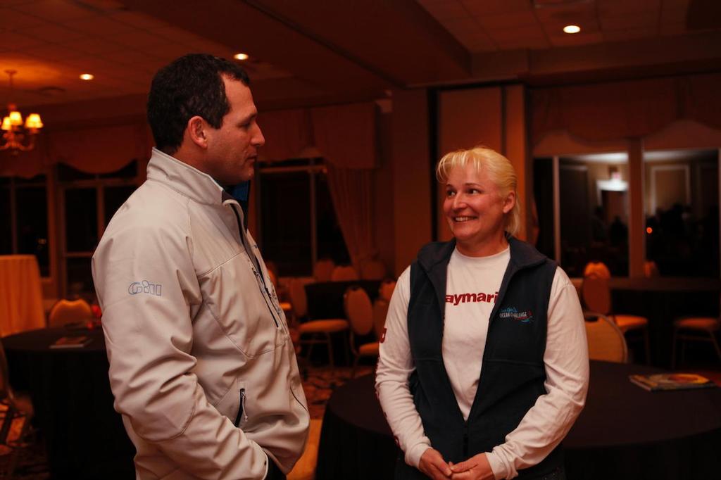 Diane and supporter Fred Harding - Jobson-Reid at 1Design © National One Design Sailing Academy http://www.1dsailing.com